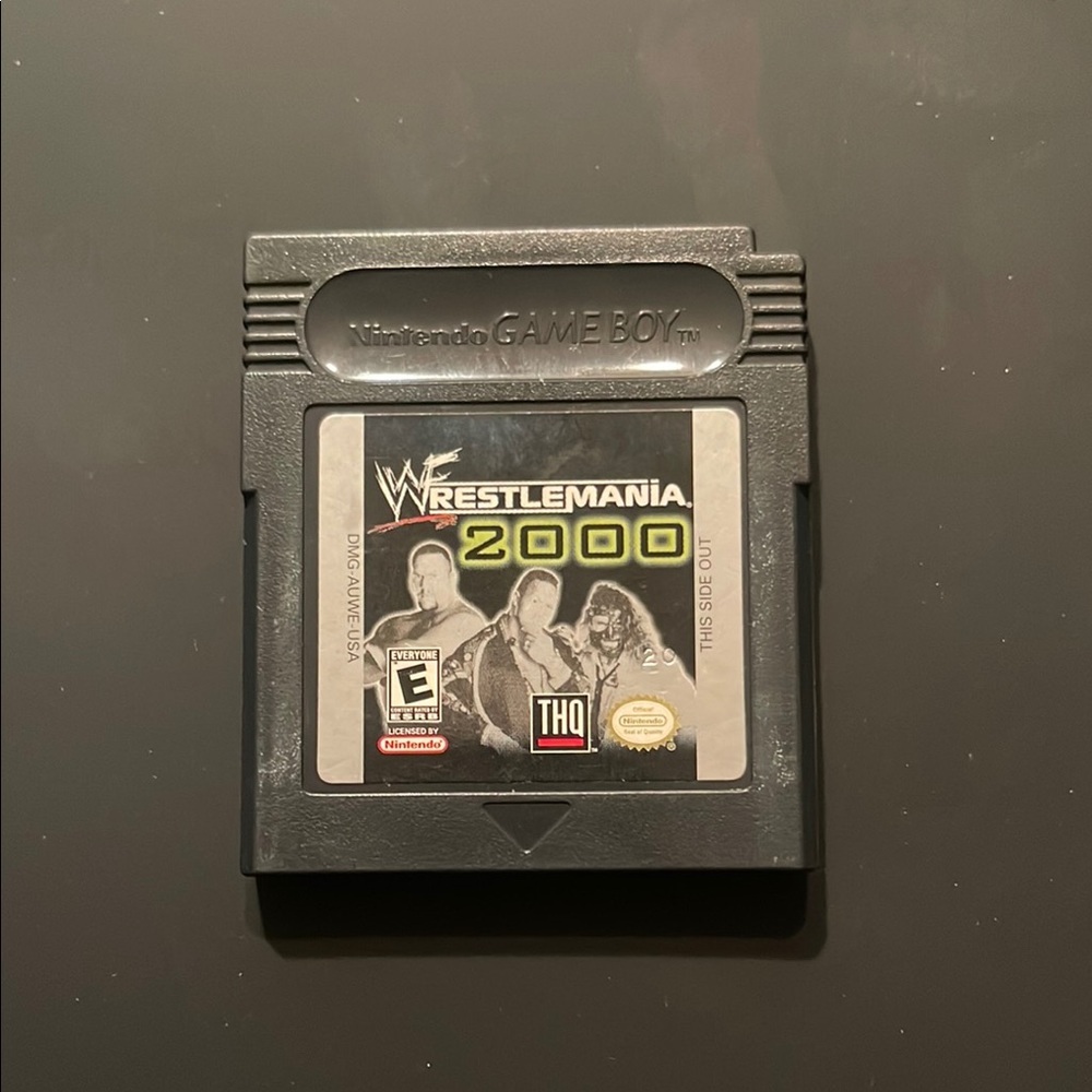 Nintendo Game Boy WrestleMania 2000 Game preowned in working condition